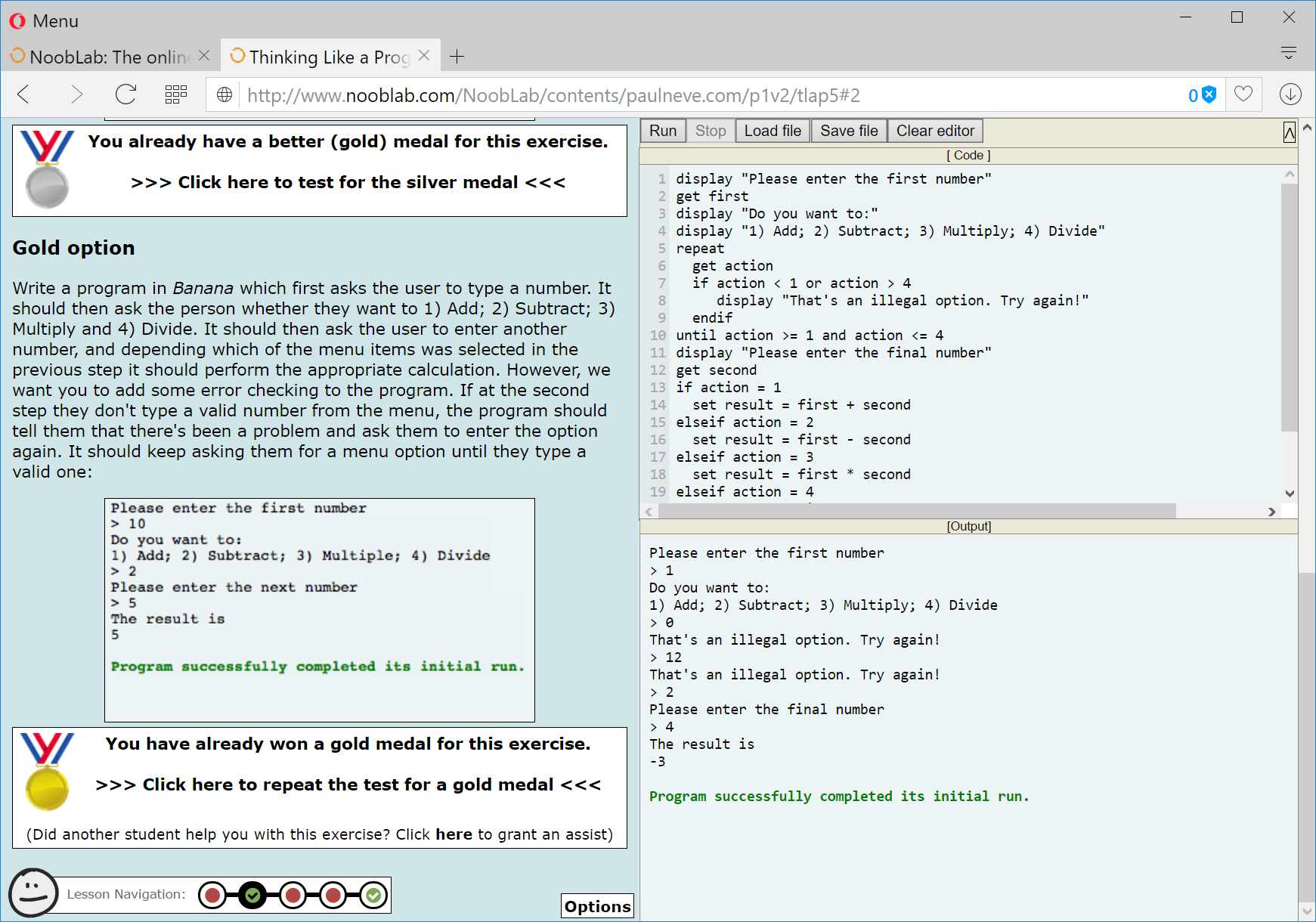 NoobLab: The online environment for teaching programming